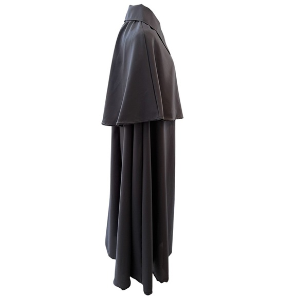 Unisex Mythical Knight Gray Layered Costume Cape OS - Picture 4 of 10